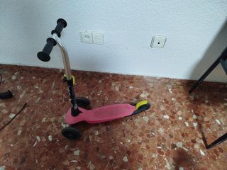 Patinete infantil 3 ruedas rosa