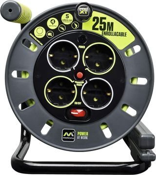 Masterplug Pro-XT Enrollacables de carrete de cabl