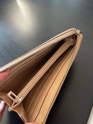 Monedero Guess Beige Piel