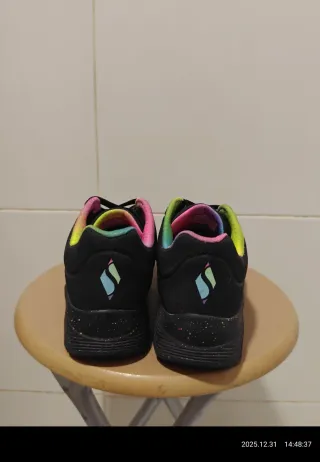 Skechers Mujer Negro Multicolor