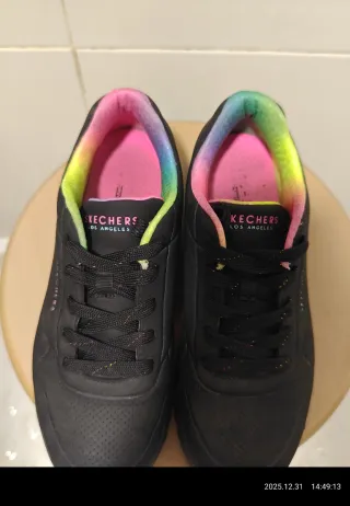 Skechers Mujer Negro Multicolor