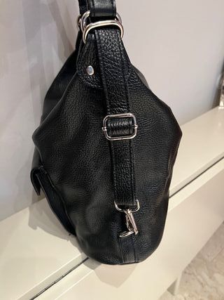 Borsa donna in pelle nera