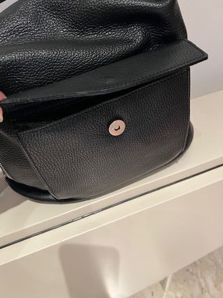 Borsa donna in pelle nera