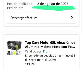 Maleta de moto características en las fotos