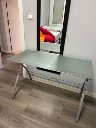 Escritorio cristal 120x55x72 cm