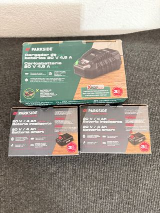 Pack 2 Baterías Parkside 20V 4Ah
