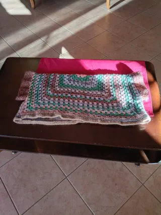 Coprispalle lana uncinetto