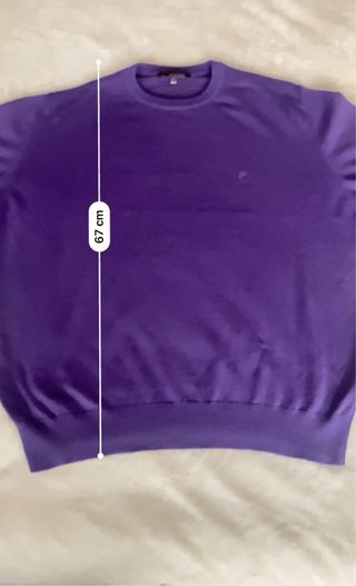 Jersey Pierre Cardin Morado Talla M
