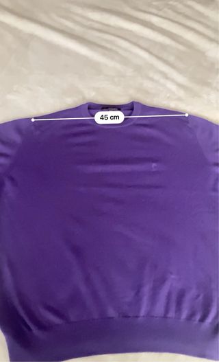 Jersey Pierre Cardin Morado Talla M