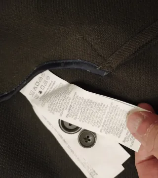 Giacca americana verde taglia 52