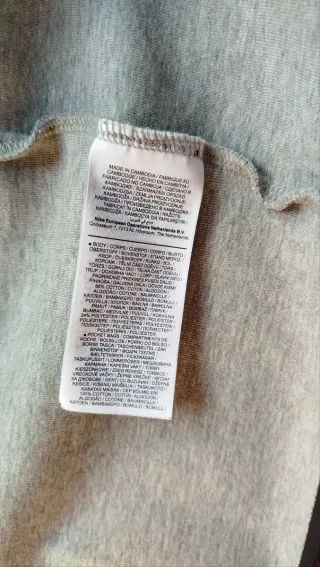 Chaqueta Nike Gris Cremallera