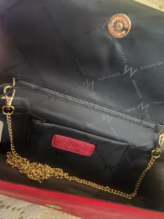 Cartera de mano MARIA MARE color burdeos