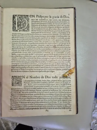 Libro antiguo 1728 Ordenanzas Ciudad de Burgos