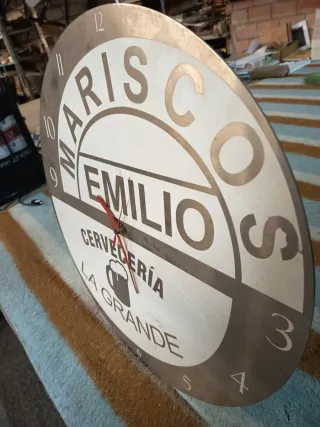 Reloj Mariscos Emilio Acero Inoxidable