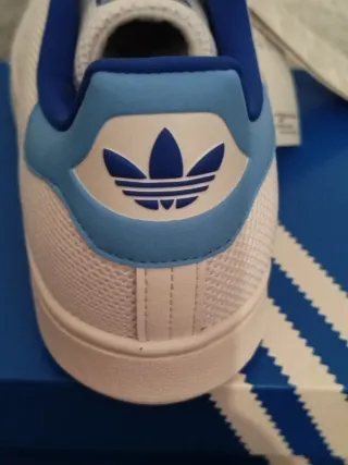 Zapatillas Adidas Stan Smith Blancas y Azules