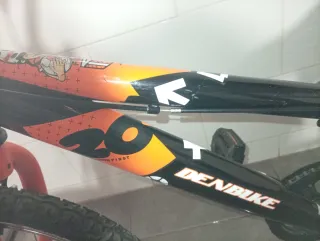 Bicicleta Denbike 20 Negra/Naranja