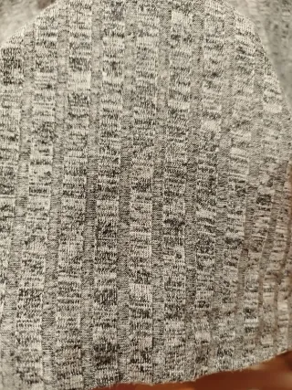 Vestido de canale fino gris canalé Shein Talla S