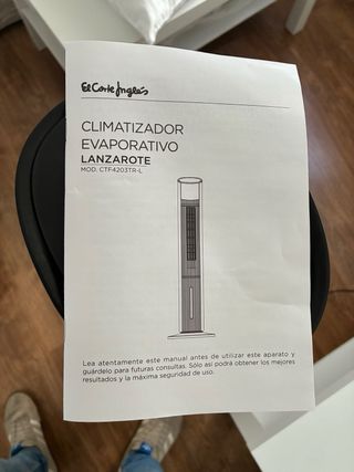 Climatizador evaporativo Lanzarote  4 funciones 3v