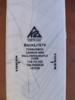 Esquís de montaña K2 BackLite