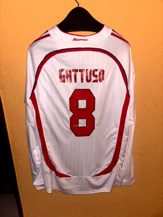 Camiseta Retro Fútbol Gattuso Ac Milan