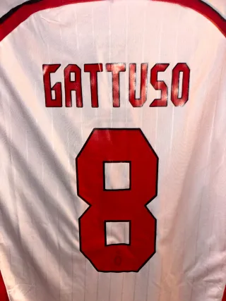Camiseta Retro Fútbol Gattuso Ac Milan