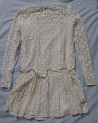 Vestido Blanco talla 13-14 años
