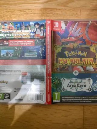 Pokémon Escarlata Nintendo Switch + área cero