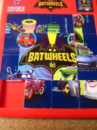 Puzzle Rompecabezas Deslizante Batman Batwheels