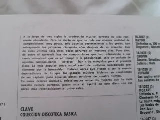 Vinilo MÚSICA PARA TI ¡¡¡OPORTUNIDAD!!!