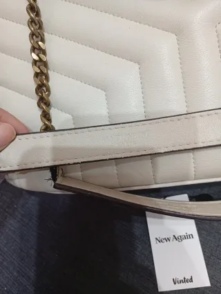 Bolso YSL Blanco Cadena Dorada