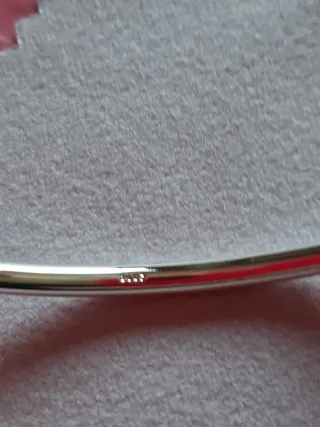 Pulsera plata 925 con dos corazones