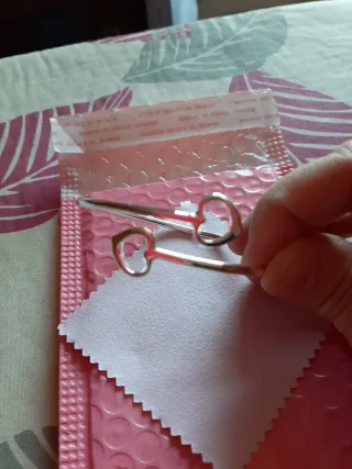 Pulsera plata 925 con dos corazones