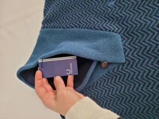 Jersey Fred Perry Azul Hombre