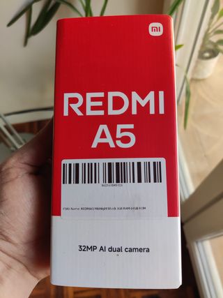 Xiaomi Redmi A5 3+64GB Negro Precintado