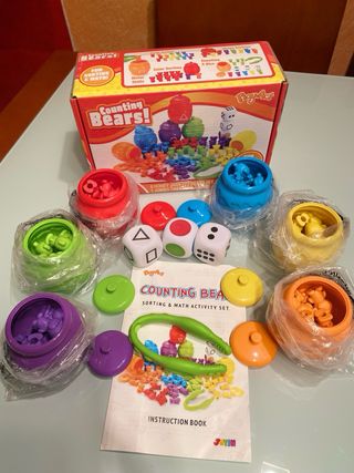 Juego de Osos para Contar y Clasificar