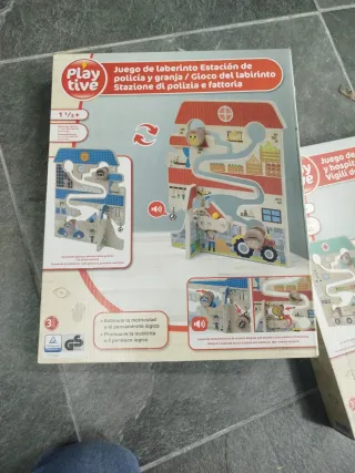 Juego laberinto bomberos y hospital Playtive