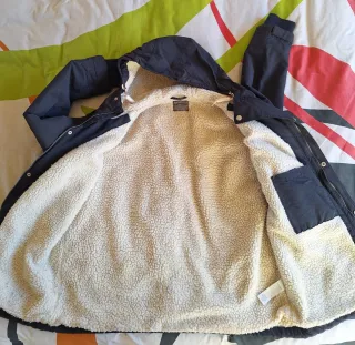 Abrigo azul borreguillo Primark Talla XL
