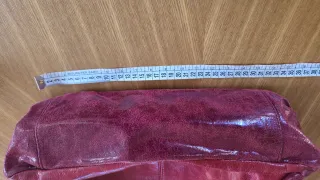 Borsa  Pelle Rossa Mano/Spalla/Crossbody