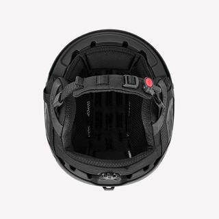 Conjunto casco + máscara de esquí adulto, UVEX negro