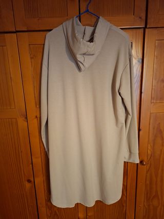 Vestido Sudadera Adidas Beige Talla Única