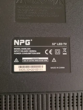 Televisión NPG 32'' Smart TV