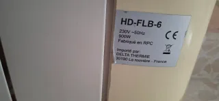 Radiador Térmico Pared 900W