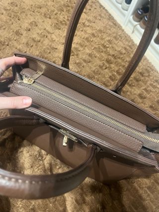 Borsa stile Hermes marrone