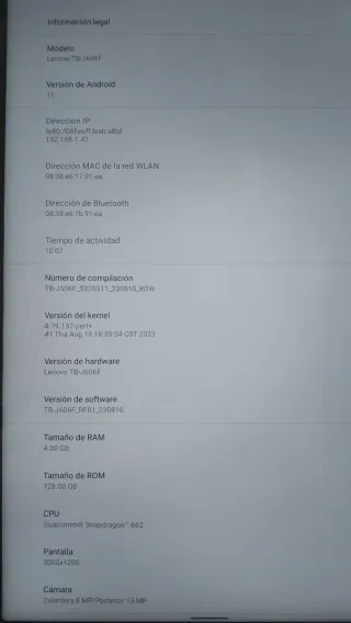 Tablet Lenovo Tab P11