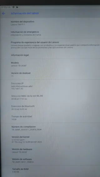 Tablet Lenovo Tab P11