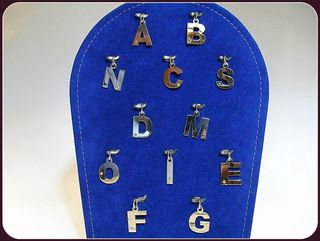 Lettere Iniziali Alfabeto Ciondoli Charms Pendenti
