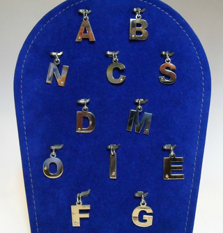 Lettere Iniziali Alfabeto Ciondoli Charms Pendenti