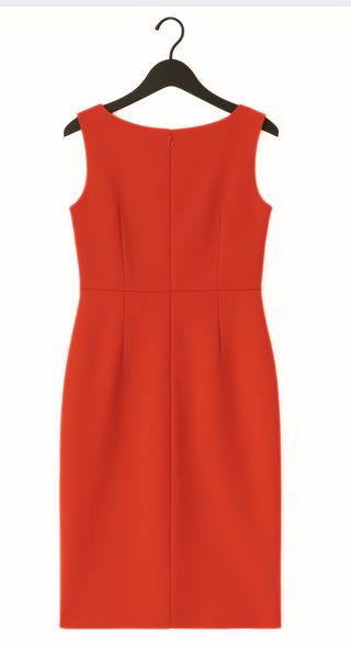 Abito rosso sartoriale, modello Tulipano, H&M – Ta