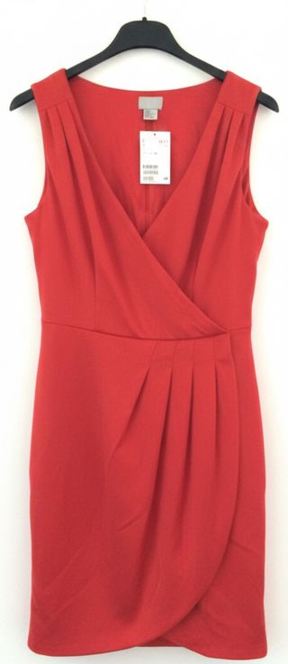 Abito rosso sartoriale, modello Tulipano, H&M – Ta