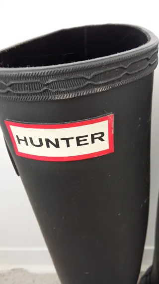 Botas Hunter Negras Talla 39